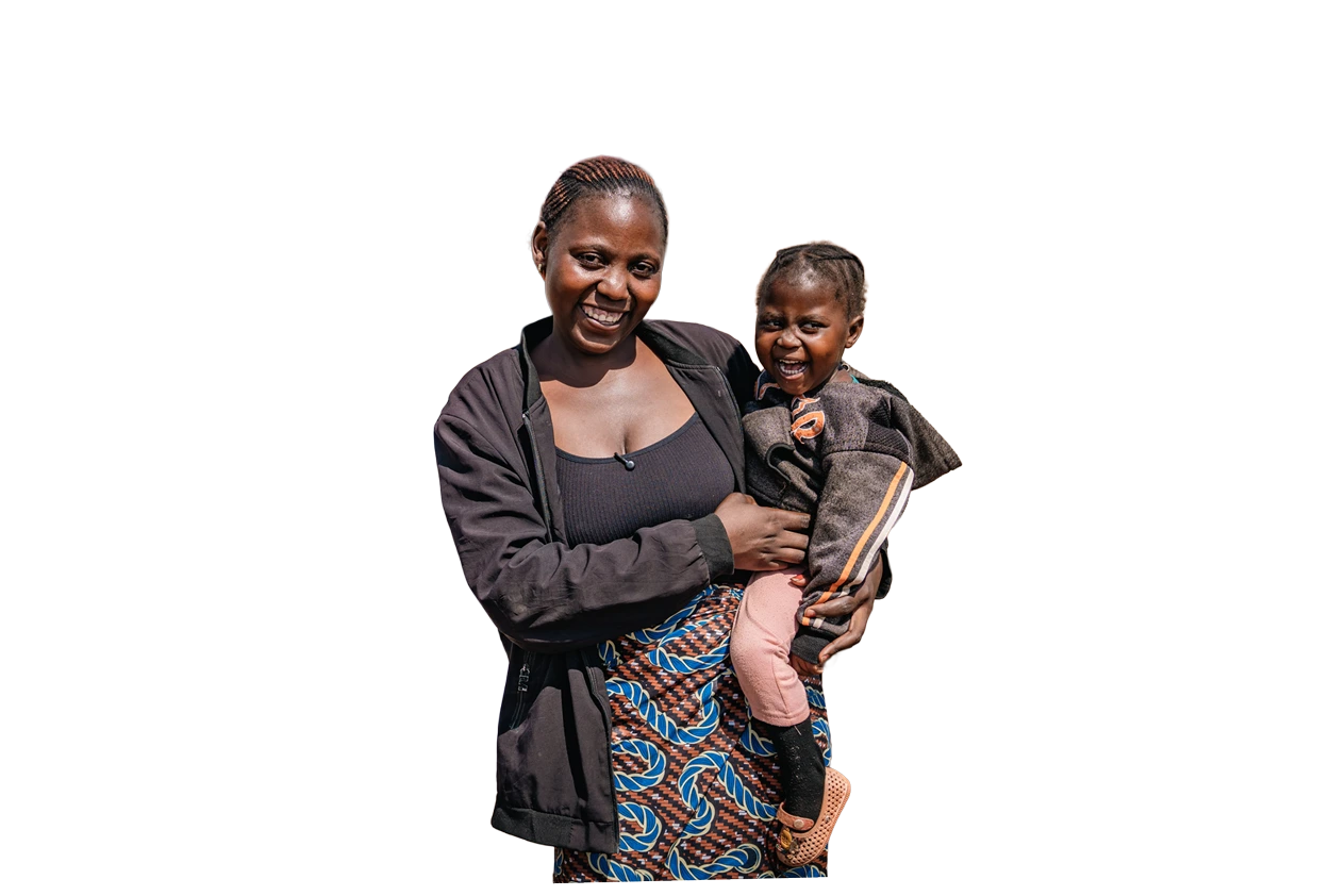 Precious Chipasha, a mother of two from Mpika district, Zambia